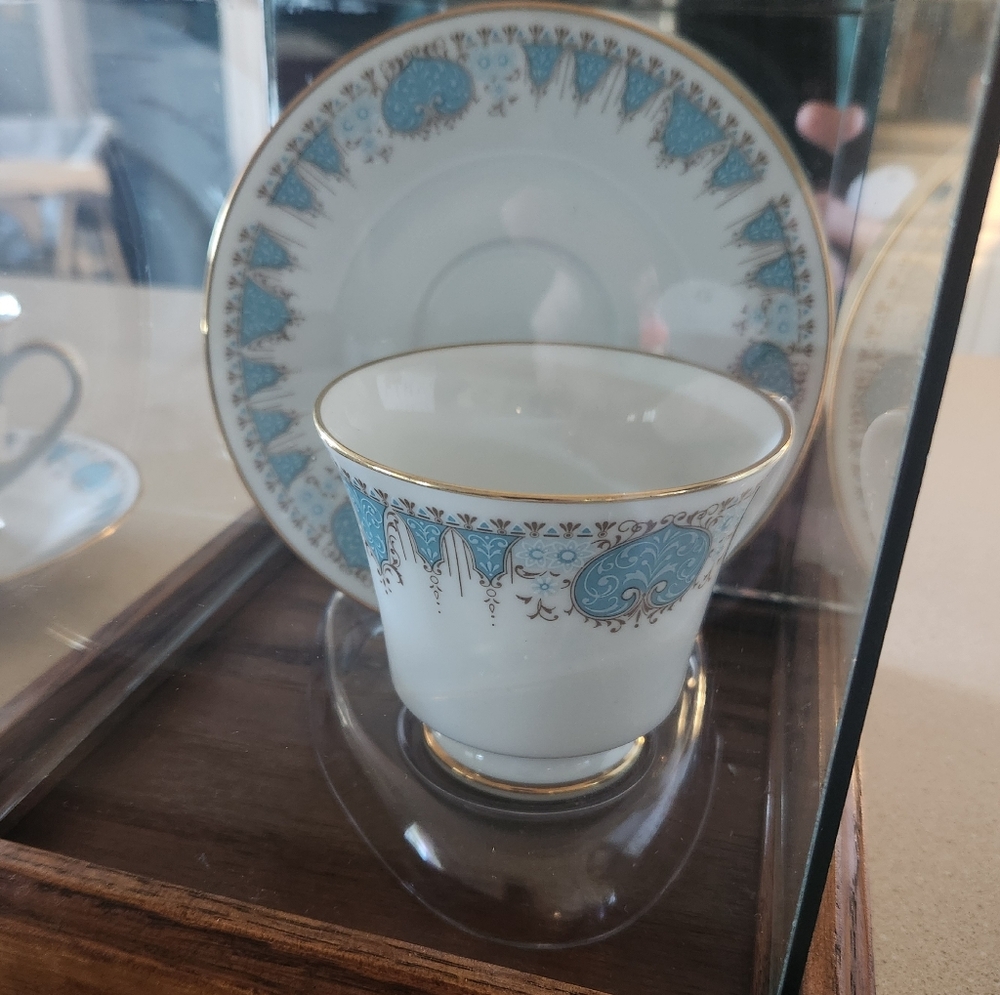 Noritake Tea Cup, Saucer # 2256 Signed By  Margaret Thatcher